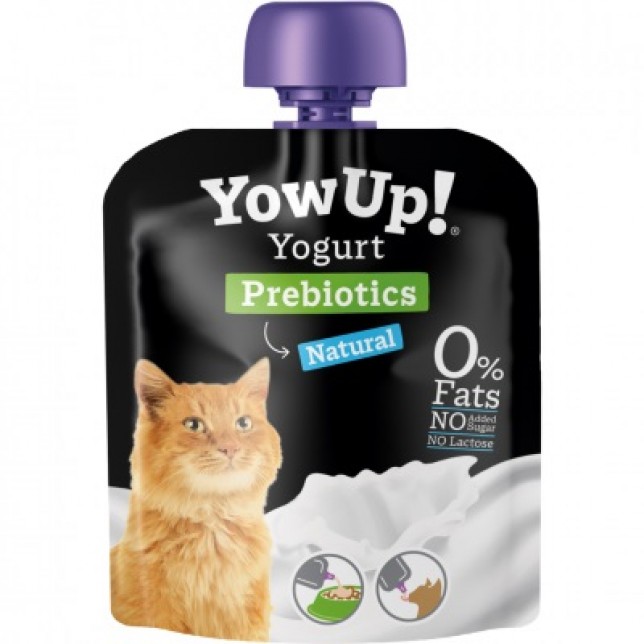 Yow Up Yogurt - יוגורט פרוביוטי לחתול בטעם טבעי 85 גרם